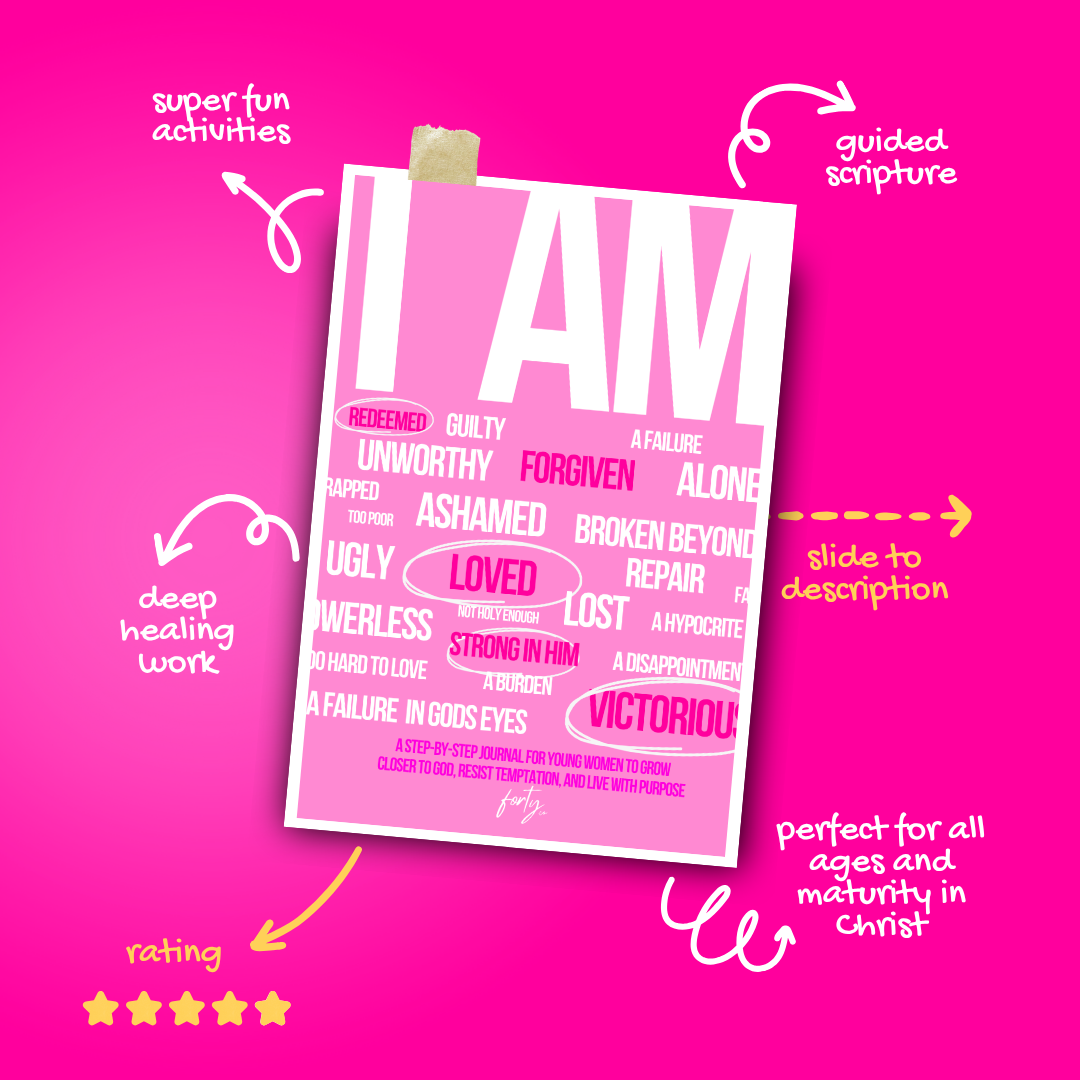 I AM: A Step-by-Step Faith Journal for Young Women (Print)