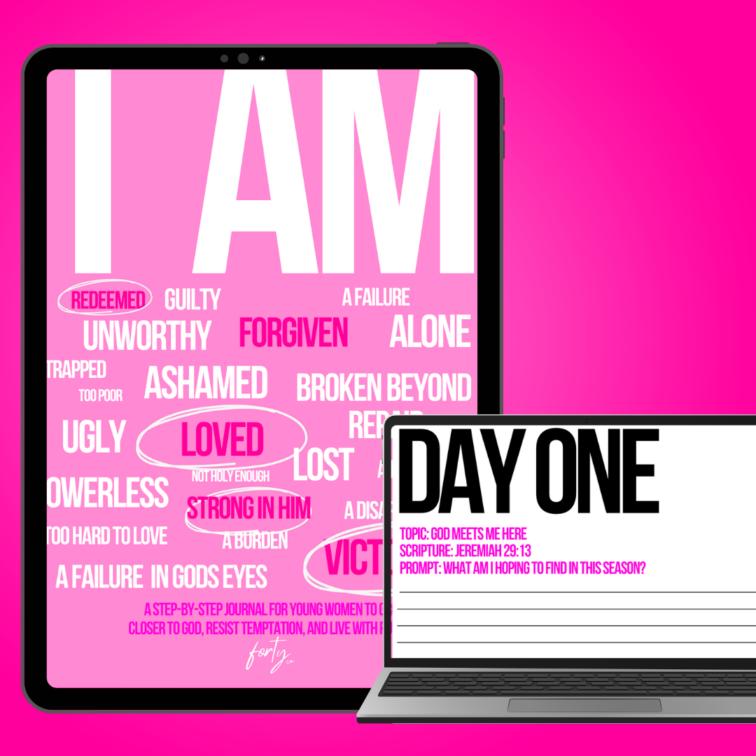 I AM: A Step-by-Step Women's Faith Journal (Digital Download)